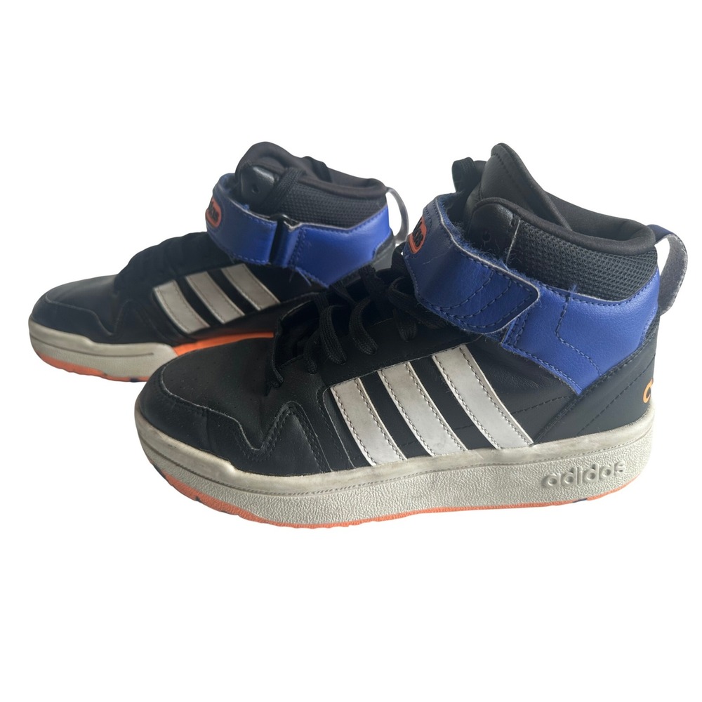 Adidas‎ Postmove Mid Kids Basketball Shoes Black Blue Orange US Size 4.5